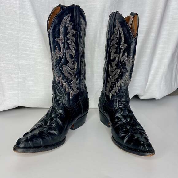 Vintage La Cabaña West Cowhide Vaqueros Boots main image 12